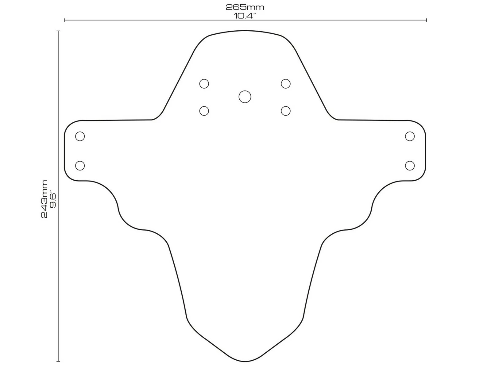 All-mountain-style AMS Garde Boue Avant Couture Mud Guard 5 All-mountain-style AMS Garde Boue Avant Couture Mud Guard – Image 3