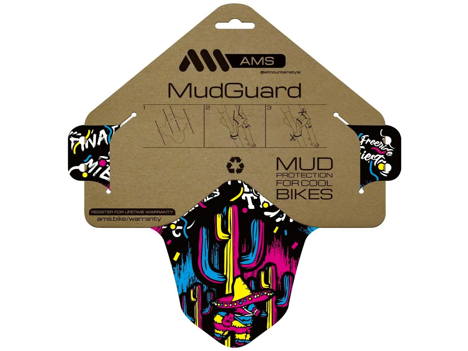 All-mountain-style AMS Garde Boue Avant Freeride Fiesta Mud Guard 3 All-mountain-style AMS Garde Boue Avant Freeride Fiesta Mud Guard