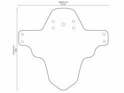 All-mountain-style AMS Garde Boue Avant Maori Mud Guard -Pas Cher accessoires vtt Magasin ams garde boue avant maori mud guard 2