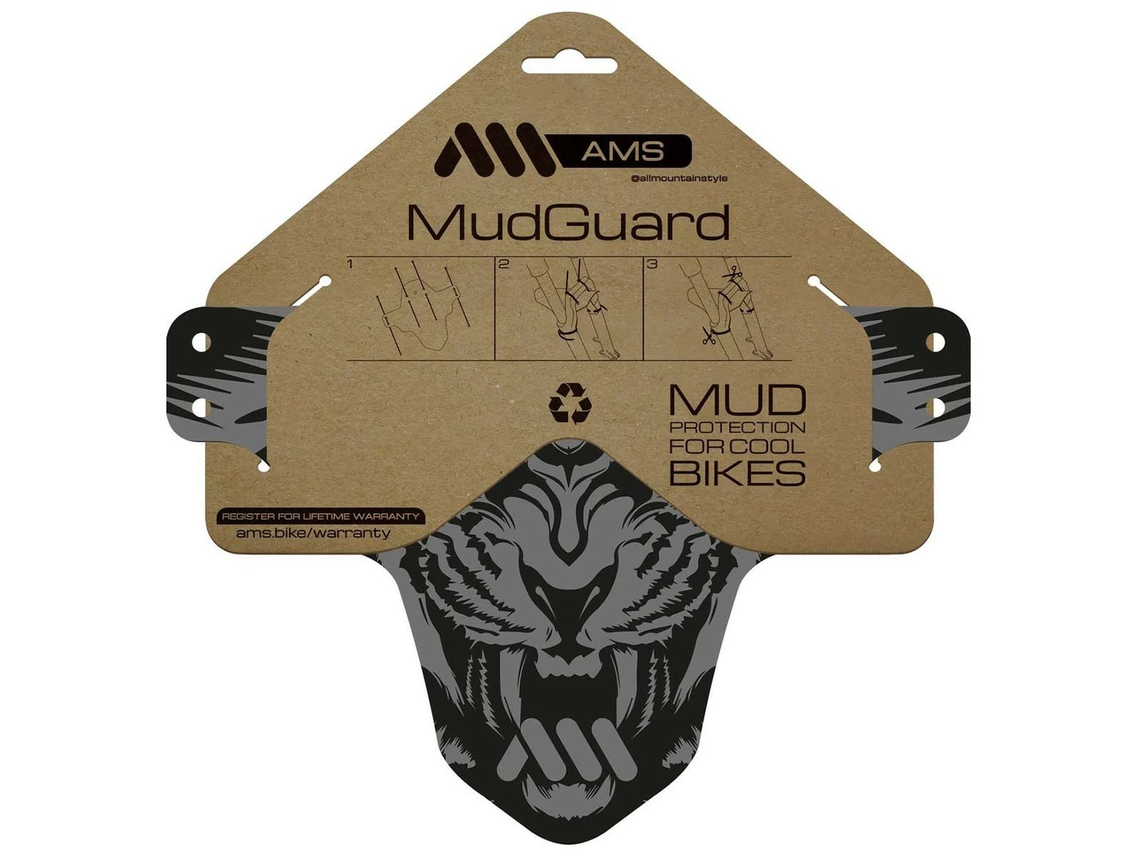 All-mountain-style AMS Garde Boue Avant Tiger Mud Guard 3 All-mountain-style AMS Garde Boue Avant Tiger Mud Guard