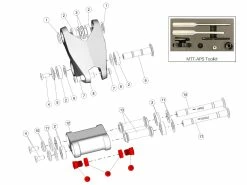 Pas Cher accessoires vtt Magasin -Pas Cher accessoires vtt Magasin bmc bague de montage amortisseur trunnion fourstroke 01 30000877 1