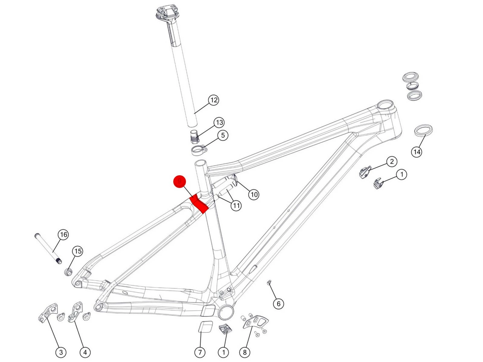 BMC Kit Bumper Amortisseur élastomère Teamelite 01 MTT - 222787 3 BMC Kit Bumper Amortisseur élastomère Teamelite 01 MTT - 222787