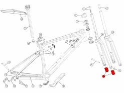 BMC Protège Fourche URS Avant 2022 - 302111 -Pas Cher accessoires vtt Magasin bmc protege fourche urs avant 2022 302111 2