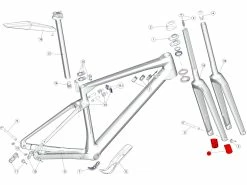 BMC Protège Fourche URS / URS01 / URS LT Dès 2022 - 30001765 -Pas Cher accessoires vtt Magasin bmc protege fourche urs urs01 urs lt des 2022 30001765 1 2