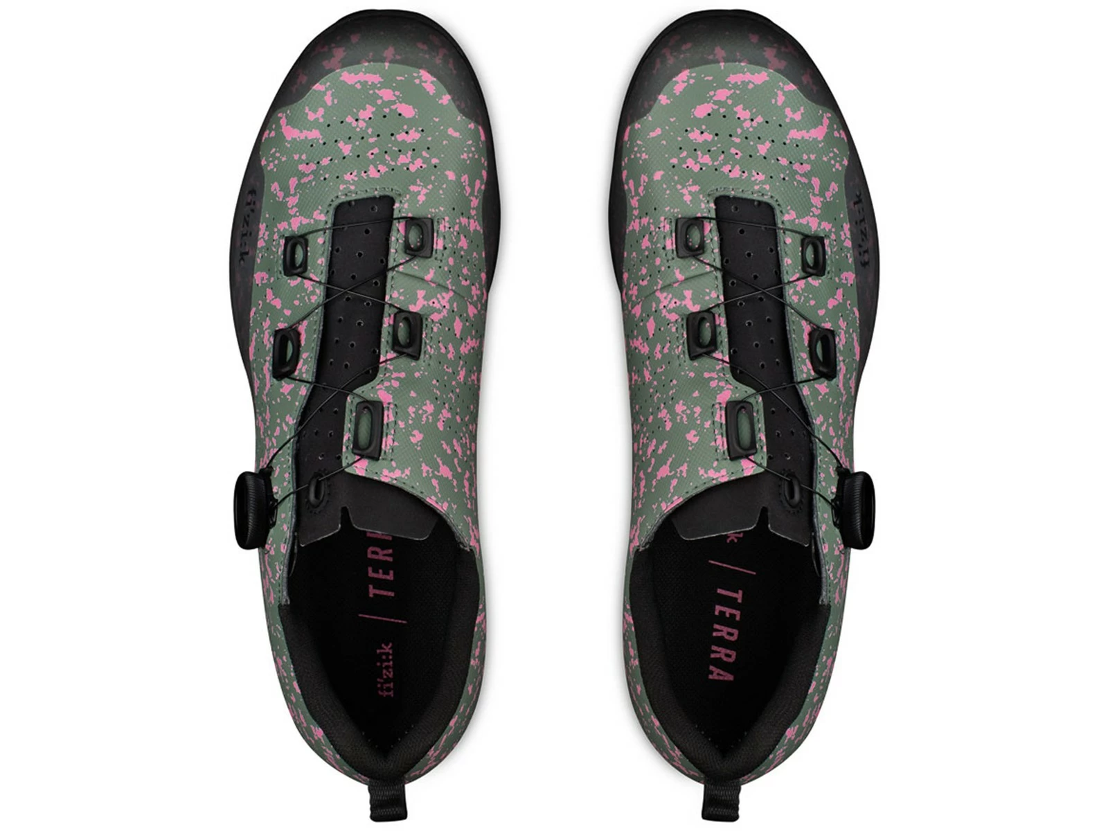FIZIK Terra Atlas Splash Chaussures Gravel Green Pink 4 FIZIK Terra Atlas Splash Chaussures Gravel Green Pink – Image 2