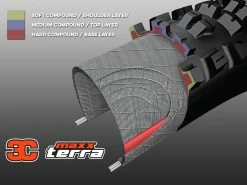 MAXXIS Assegai Pneu Souple 3C MaxxTerra EXO+ WT TR - 27,5 X 2,5 Pouces -Pas Cher accessoires vtt Magasin maxxis assegai pneu souple 3c maxxterra exo wt tr 275 x 25 pouces 5