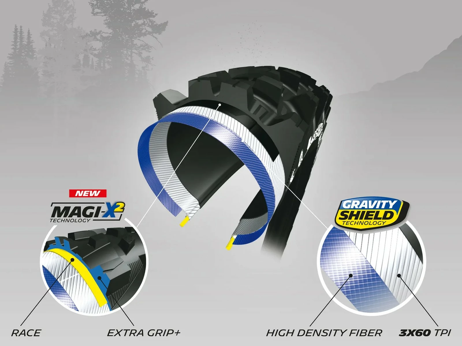 MICHELIN Wild Enduro Rear Competition Line Tubeless Ready - 27.5 X 2,40 Pouces 5 MICHELIN Wild Enduro Rear Competition Line Tubeless Ready - 27.5 X 2,40 Pouces – Image 3