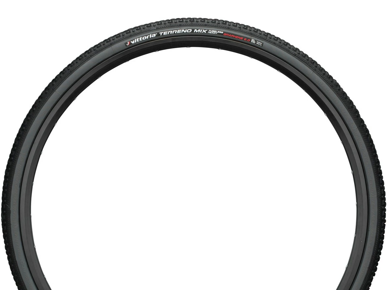 VITTORIA Terreno Mix Graphene 2.0 Pneu Souple TNT Tubeless - 700x38c 4 VITTORIA Terreno Mix Graphene 2.0 Pneu Souple TNT Tubeless - 700x38c – Image 2